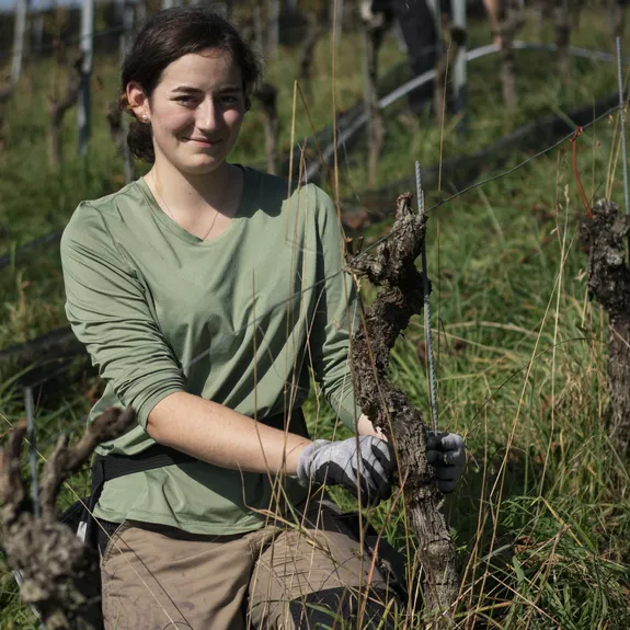 Estelle Leuenberger, Winzerin EFZ in Ausbildung